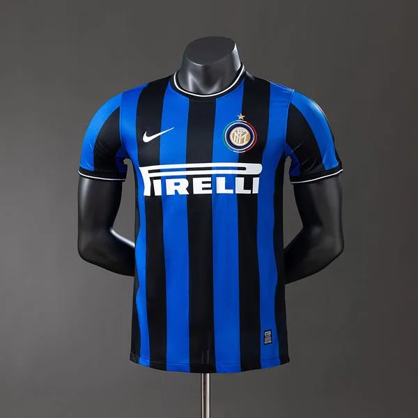 Camiseta de fútbol Inter Milan 2009/10 LOCAL MANGA CORTA VERSION JUGADOR